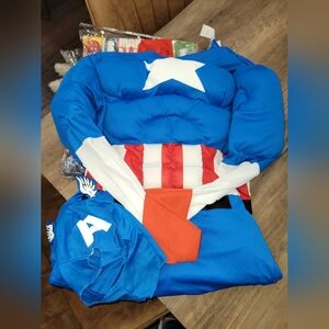 Captain America padded costume used once in great condition Size XL